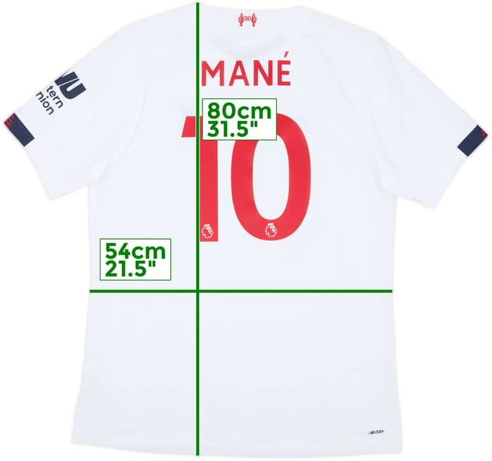 2019-20 Liverpool Away Shirt Mane #10 - 8/10 - (XXL)