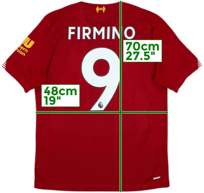 2019-20 Liverpool Home Shirt Firmino #9 - 8/10 - (S)