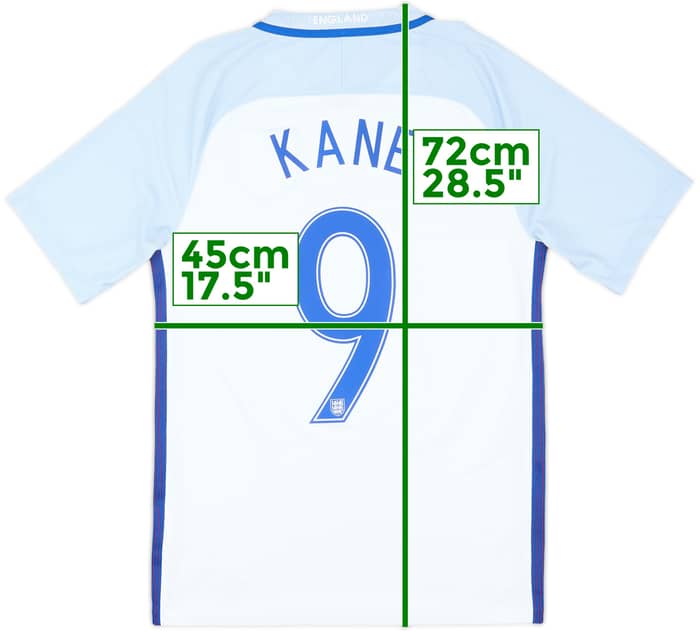 2016-17 England Home Shirt Kane #9 - 6/10 - (S)