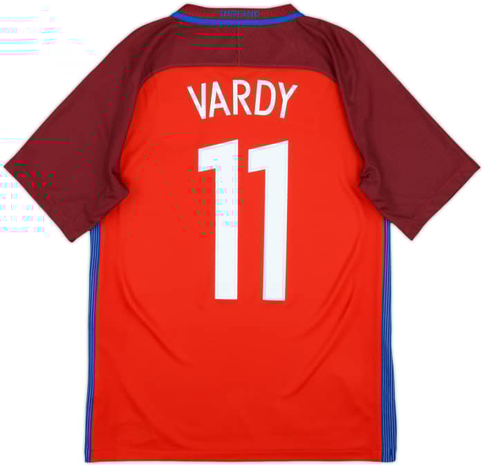 2016-17 England Away Shirt Vardy #11 - 8/10 - (S)