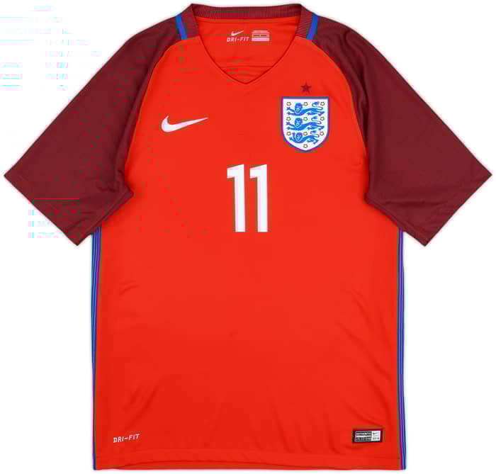 2016-17 England Away Shirt Vardy #11 - 8/10 - (S)