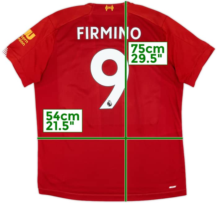 2019-20 Liverpool Home Shirt Firmino #9 - 8/10 - (XL)