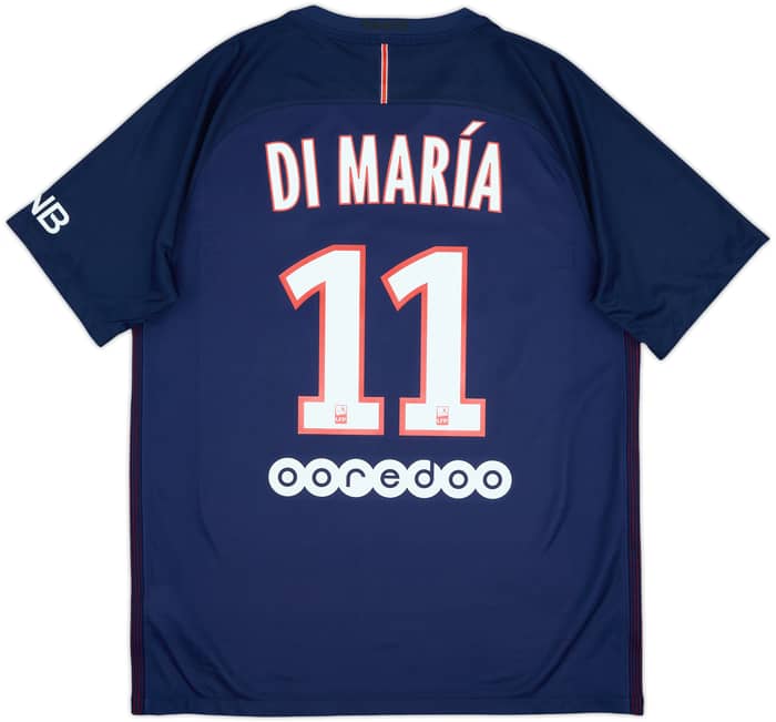 2016-17 Paris Saint-Germain Home Shirt Di Maria #11 - 10/10 - (L)