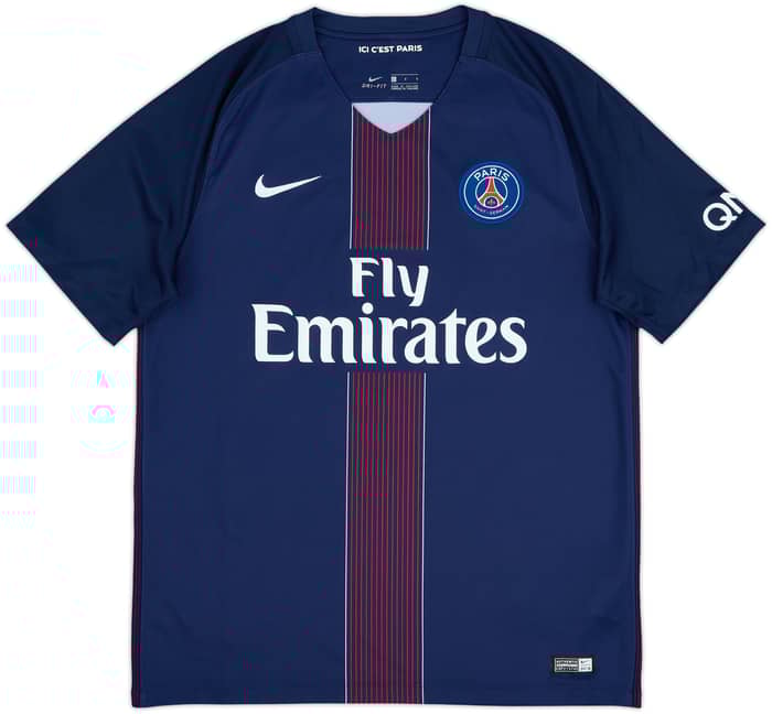 2016-17 Paris Saint-Germain Home Shirt Di Maria #11 - 10/10 - (L)