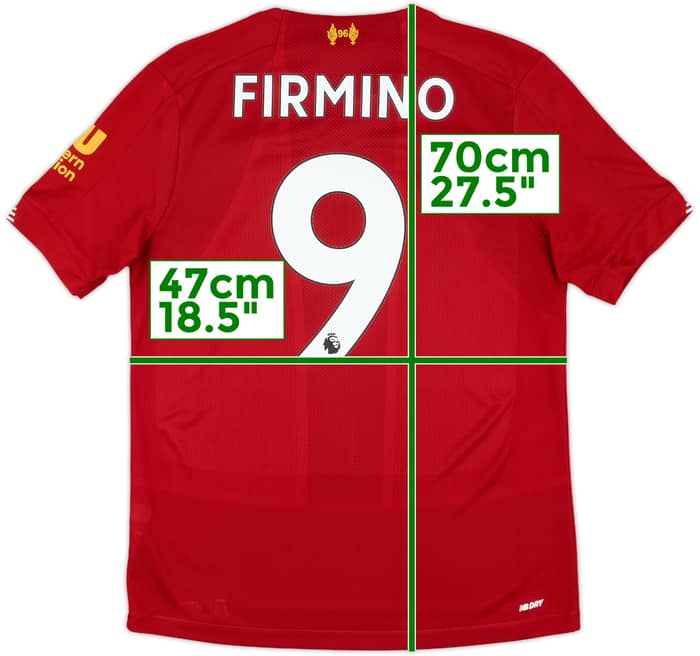 2019-20 Liverpool Home Shirt Firmino #9 - 10/10 - (S)