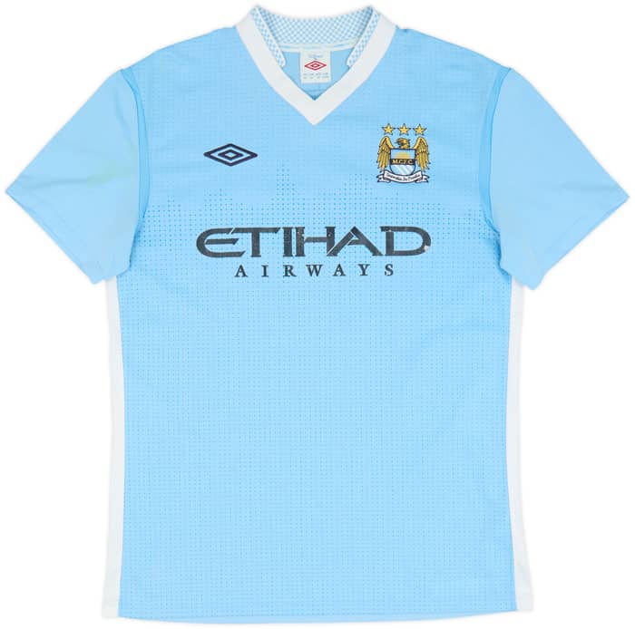 Camiseta de local del Manchester City 2011-12 Kun Aguero #16 - 7/10 - (M)