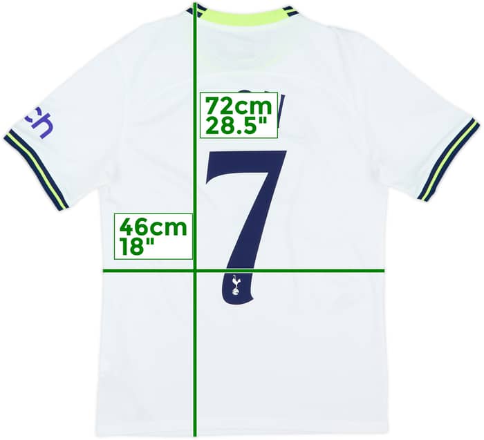 2022-23 Tottenham Home Shirt Son #7 - 7/10 - (S)