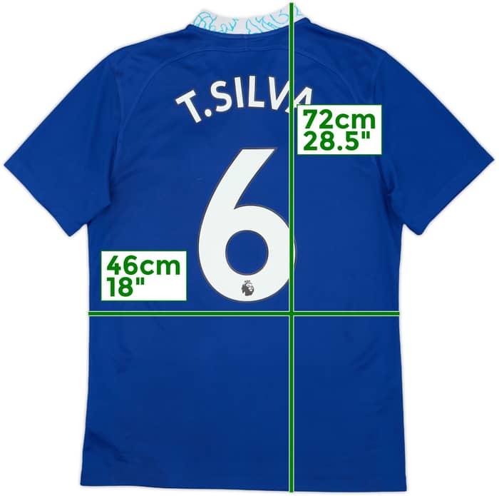 2022-23 Chelsea Home Shirt T.Silva #6 - 8/10 - (S)