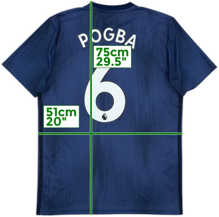 2018-19 Manchester United Third Shirt Pogba #6 - 6/10 - (M)
