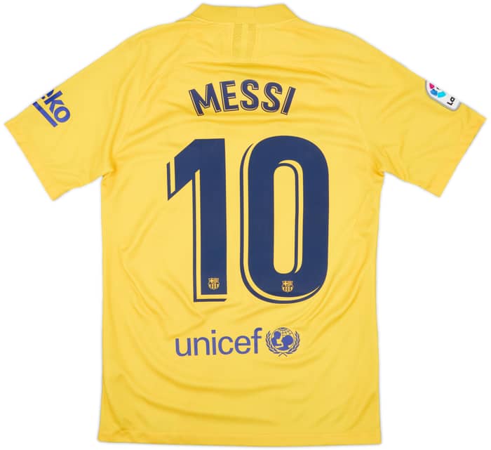 2019-20 Barcelona 'Senyera' Fourth Shirt Messi #10 - 9/10 - (S)