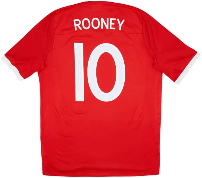2010-11 England Away Shirt Rooney #10 - 7/10 - (L)