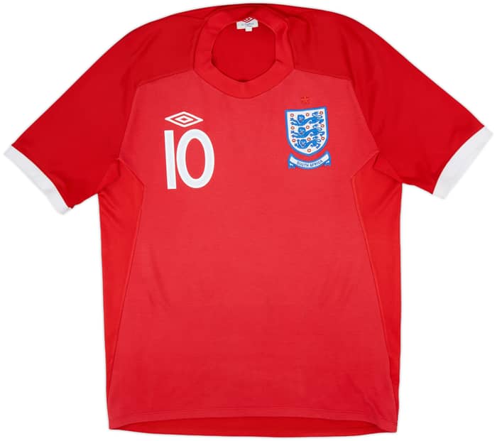 2010-11 England Away Shirt Rooney #10 - 7/10 - (L)