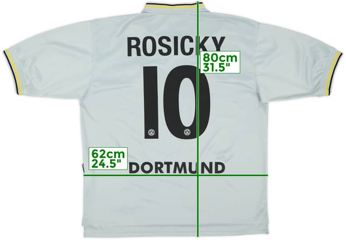 2000-01 Borussia Dortmund Away Shirt Rosicky #10 - 8/10 - (XL)