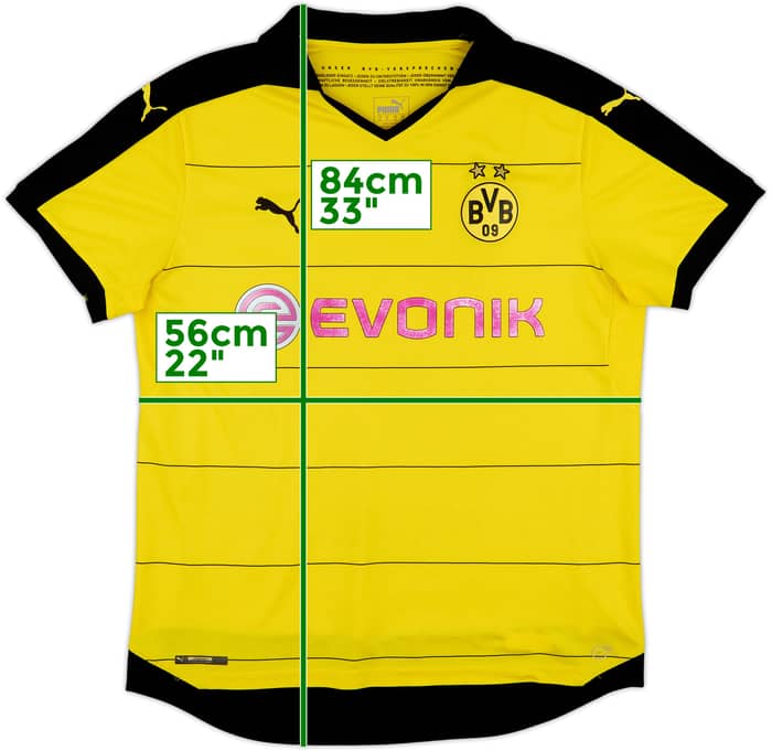 2015-16 Borussia Dortmund Home Shirt - 5/10 - (XL)