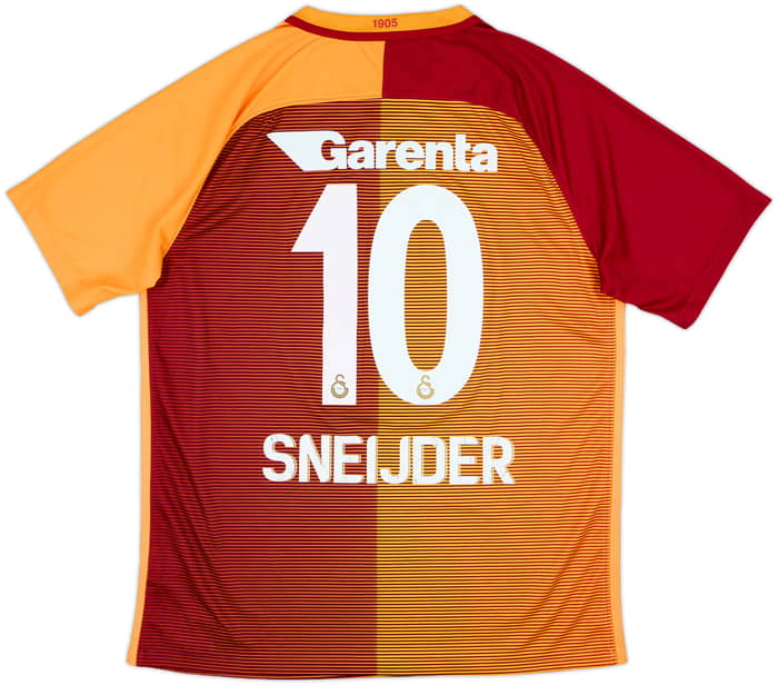 2016-17 Galatasaray Home Shirt Sneijder #10 - 5/10 - (L)