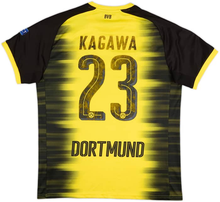 2017-18 Borussia Dortmund European Home Shirt Kagawa #23 - 5/10 - (L)