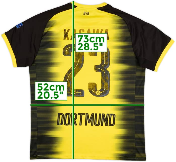 2017-18 Borussia Dortmund European Home Shirt Kagawa #23 - 5/10 - (L)