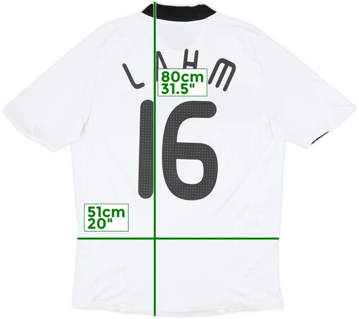 2008-09 Germany Home Shirt Lahm #16 - 7/10 - (M)