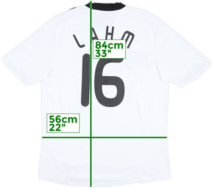 2008-09 Germany Home Shirt Lahm #16 - 7/10 - (XL)
