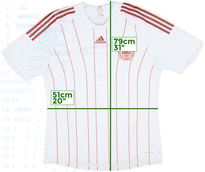 2008-10 Denmark Authentic Away Shirt - 8/10 - (XL)