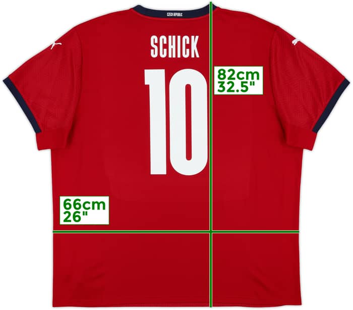 2020-22 Czech Republic Home Shirt Schick #10 - 10/10 - (3XL)