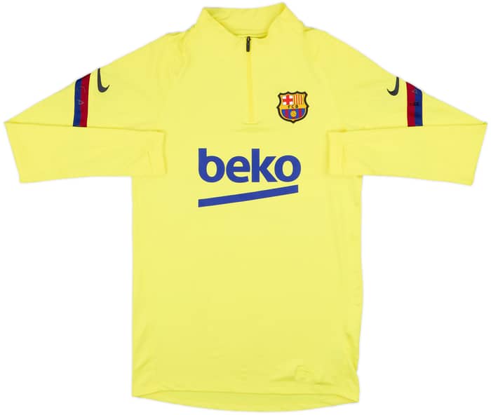2020-21 Barcelona Nike 1/4 Zip Drill Top - 10/10 - (S)