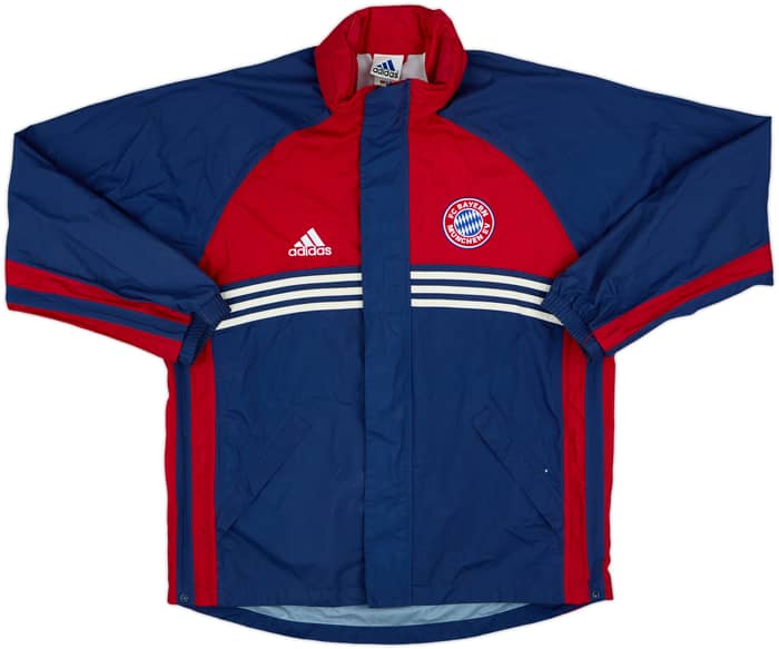 1998-00 Bayern Munich adidas Hooded Rain Jacket - 8/10 - (M/L)