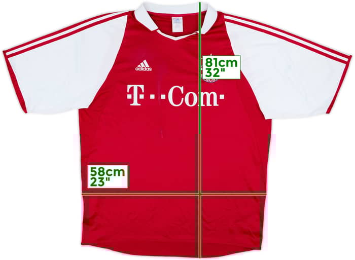 2004-05 Bayern Munich Home Shirt Makaay #10 - 4/10 - (XL)