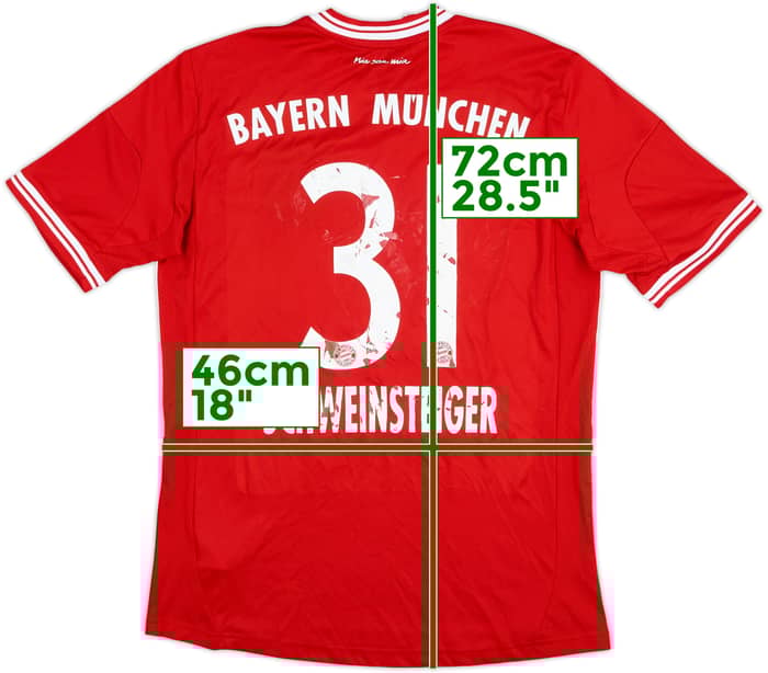 2013-14 Bayern Munich Home Shirt Schweinsteiger #31 - 5/10 - (XL.Boys)