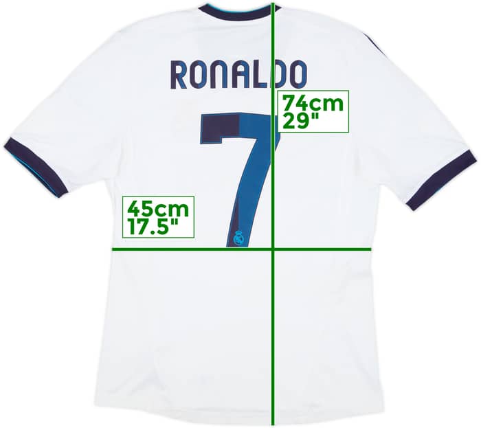 2012-13 Real Madrid Home Shirt Ronaldo #7 - 6/10 - (M)