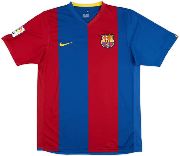 2006-07 Barcelona Home Shirt Ronaldinho #10 - 9/10 - (M)