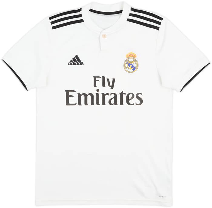 2018-19 Real Madrid Home Shirt Bale #11 - 8/10 - (S)