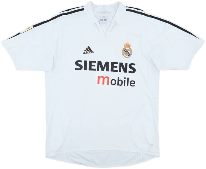 2004-05 Real Madrid Home Shirt Zidane #5 - 6/10 - (M)