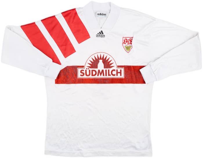 1992-93 Stuttgart Match Issue Home L/S Shirt #2