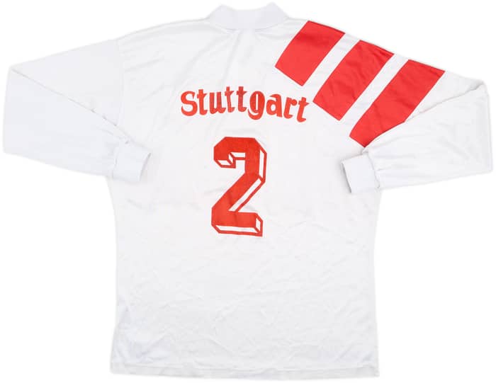 1992-93 Stuttgart Match Issue Home L/S Shirt #2