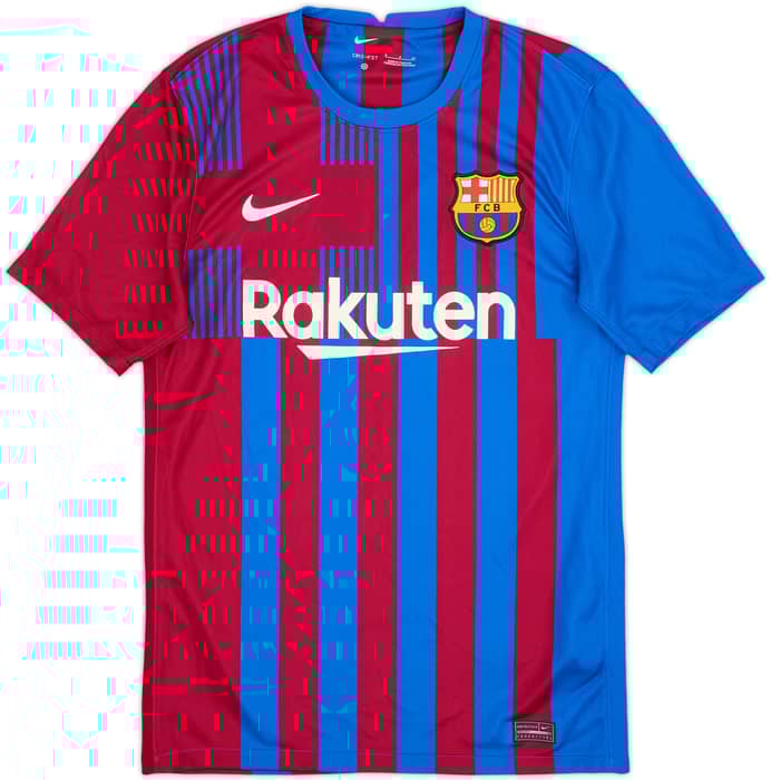 2021-22 Barcelona Home Shirt Gavi #30 - 10/10 - (S)