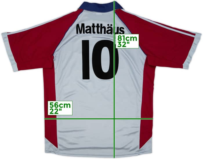 1998-99 Bayern Munich CL Shirt Matthaus #10 - 9/10 - (L)