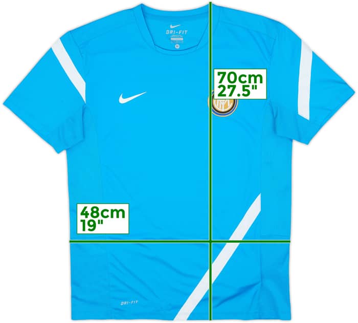2011-12 Inter Milan Nike Training Shirt - 9/10 - (M)