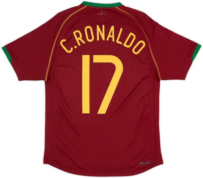 2006-08 Portugal Home Shirt C.Ronaldo #17 - 8/10 - (S)