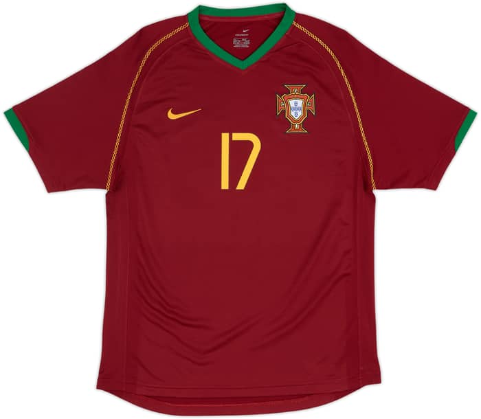 2006-08 Portugal Home Shirt C.Ronaldo #17 - 8/10 - (S)