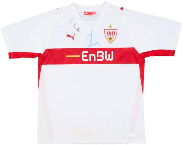 2007-08 Stuttgart Signed Home Shirt - 5/10 - (S)