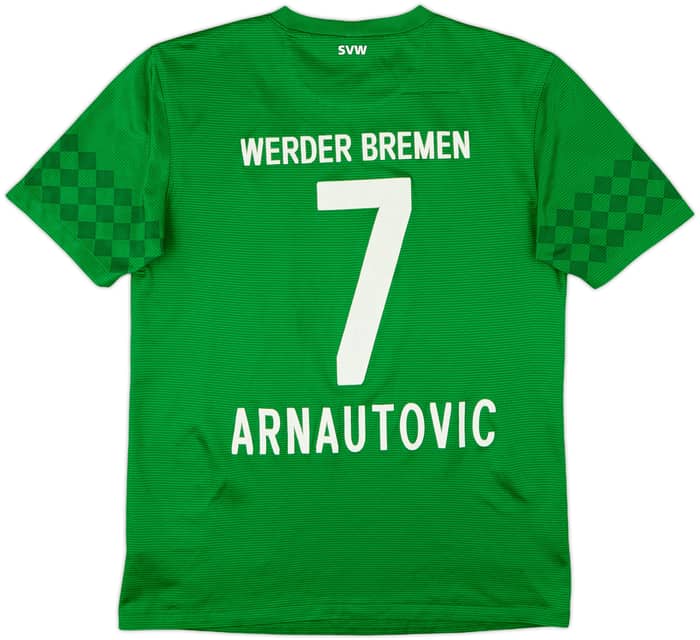 2011-12 Werder Bremen Home Shirt Arnautovic #7 - 6/10 - (S)