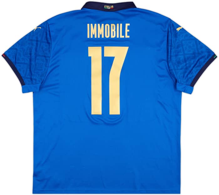 2020-21 Italy Home Shirt Immobile #17 - 10/10 - (XXL)