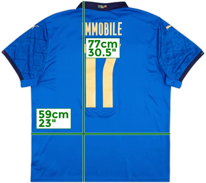 2020-21 Italy Home Shirt Immobile #17 - 10/10 - (XXL)