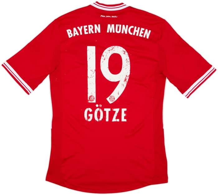 2013-14 Bayern Munich Home Shirt Gotze #19 - 4/10 - (S)