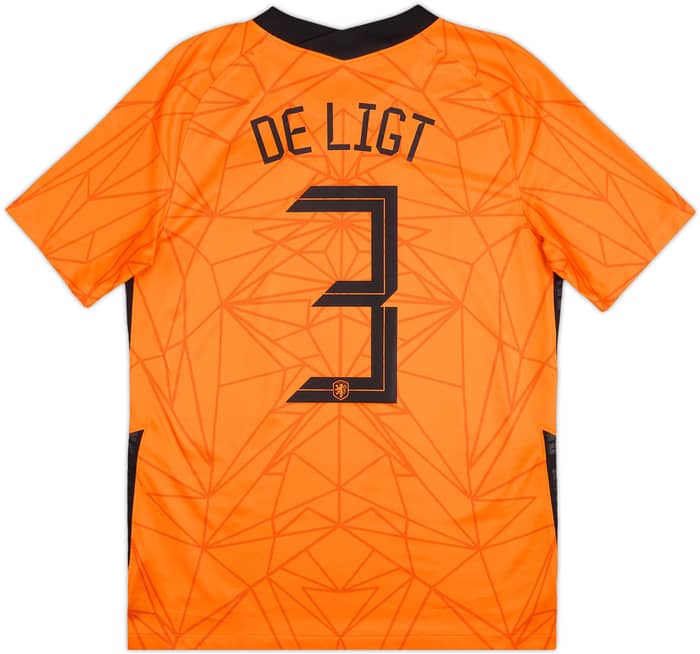 2020-21 Netherlands Home Shirt De Ligt #3 - 10/10 - (M)