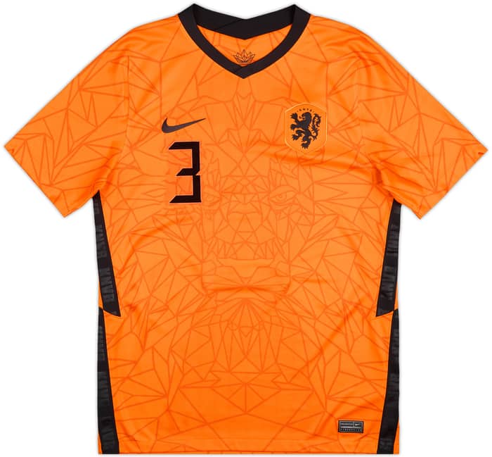 2020-21 Netherlands Home Shirt De Ligt #3 - 10/10 - (M)