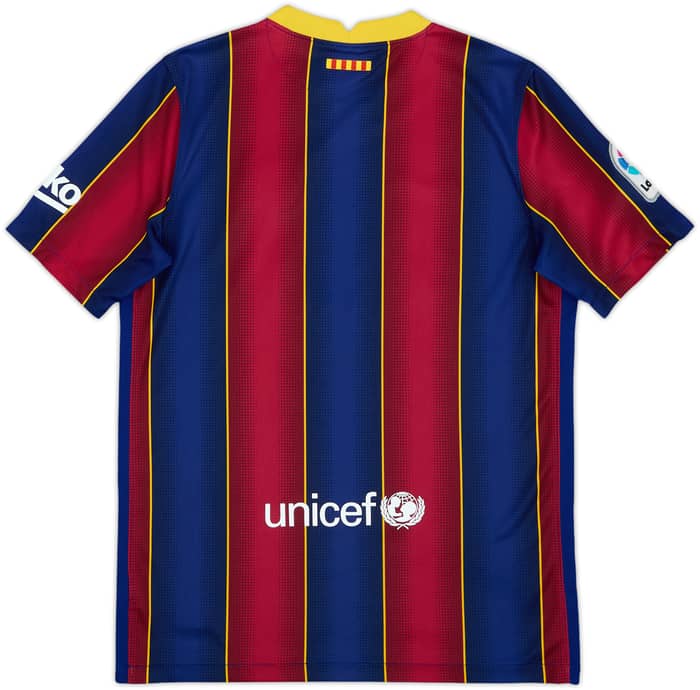 2020-21 Barcelona Home Shirt - 9/10 - (XL.Boys)