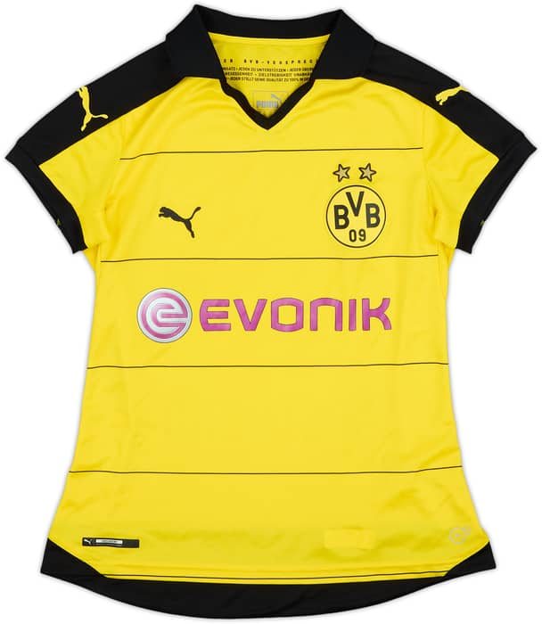 2015-16 Borussia Dortmund Home Shirt - 7/10 - (Women's S)