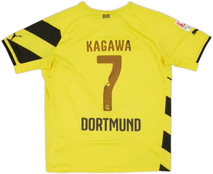 2014-15 Borussia Dortmund Home Shirt Kagawa #7 - 5/10 - (L.Boys)